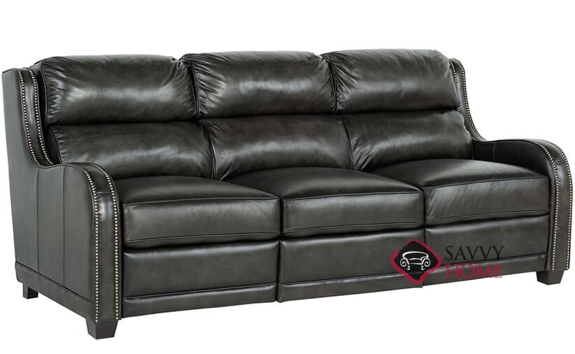 lennox collection leather reclining sofa